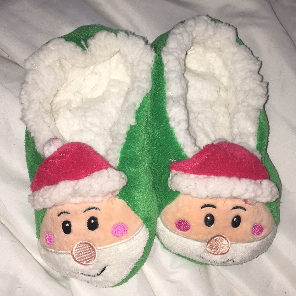 Kids Santa Slippers